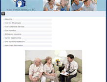 Tablet Screenshot of homepsychservices.com